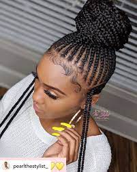 For head turning african american hairstyles, try pairing a strong, full bang with super straight locks. Pin On Bomb Braids Twists