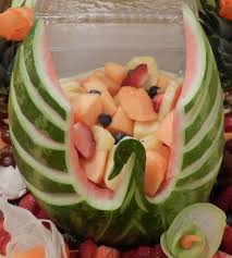 Fruit Basket Fruit Carving Food Carving Fruit And Vegetable Carving