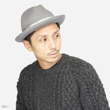 TESI テシ フェルトハット イタリア製 中折れハット 帽子 58