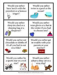 100 would you rather question cards + 50 (a) answer cards + 50 (b) answer cards + instructions. Would You Rather Partner Or Group Game Cards For Getting To Know Each Other