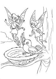 Maybe you would like to learn more about one of these? Fawn And Tinkerbell Say Hi To A Bird In Pixie Coloring Page Netart