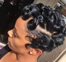 Pin Curl Hairstyles Short Hair Hair Waves Sassy Hair Finger Wave Hair