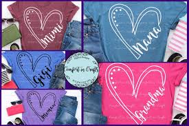 Download Heart Of Grandma Gigi Mimi Memaw Nana Svg Bundle 1298428 Cut Files Design Bundles