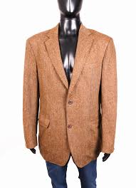 Details About Windsor Mens Blzaer Wool Jacket Brown Size 102
