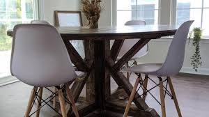 Can you tell me how you sanded the rounded edge, was it with the electric sander or by hand? Round Farmhouse Table Ana White