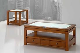 Medida ante la mesa abierta unos 16 por 75 cm de alto y 110 de ancho. Mesa Centro Convertible Ocana Muebles Diazmuebles Diaz