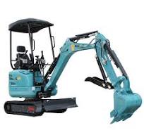 Mini Excavator Kubota Engine Telescopic side swing Tracked 2.5T Digger Free  ship