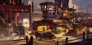 Bioshock Infinite Handyman Concept Art Infinite Art Paysage Paysage Art