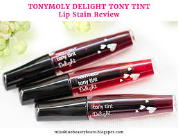 This new tint has been improved while colours remain same as old version. Review Tonymoly Delight Tony Tint Lip Stain Misakino