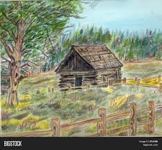 In this fridays tutorial, we are drawing an austrian landscape, mountains, pinetrees and a log cabin. Abandoned Cabin Image Photo Free Trial Bigstock