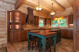 Modern Kitchen Mountain Modern Mountain Home Kitchen Ideas Log Cabin Log Cabin Kitchen Kitchen Island Cabin Kitchens Small Cabin Kitchens Small Kitchen