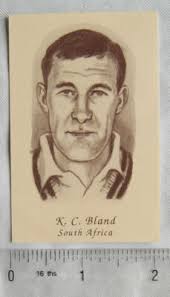 1960s Test Cricketers by Mike Tarr No. 36 K. C. Bland, County Print  Services