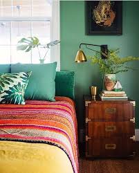 Looking To Make Every Night A Party In Your Bedroom Vibrant Colors And Bold Patterns Make A Happy Eclectic Bedroom Retro Home Decor Everything But The House