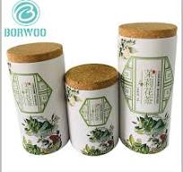 Tea tube packaging with wooden lids | Food tube packaging
