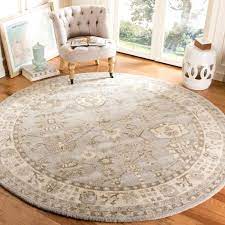 Maybe you would like to learn more about one of these? Safavieh Royalty Silver Cream 7 Ft X 7 Ft Round Border Area Rug Roy633a 7r The Home Depot