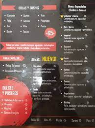 Меню ресторана Bonzu Sushi House, Чиуауа, Av División del Nte 1100