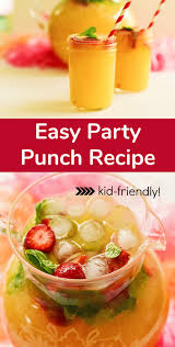 Make this for any occasion and it's a pick up just 3 simple ingredients, in a punch bowl combine them all and it's a drink that kids and adults will love. Easy Party Punch Recipe Kid Friendly Make And Takes