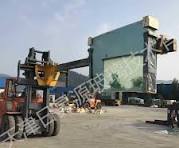 Easy to Loading and Unloading Glass by Forklift Truck ...