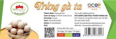 Trứng Gà tươi Thành An - hn.check.net.vn