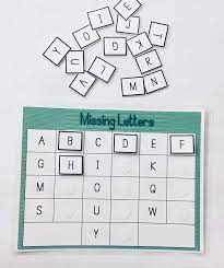 How many can you make in three. Missing Letters Game Learning Game Educational Alphabet Etsy Kindergarten Games Preschool Games Alphabet Games Preschool