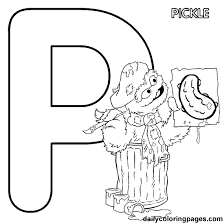 P Oscar Alphabet Letters To Print Png 550 550 Pixels Sesame Street Coloring Pages Abc Coloring Pages Sesame Street