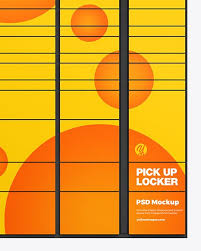 Download Pick Up Locker Mockup In Indoor Advertising Mockups On Yellow Images Object Mockups In 2021 Mockup Yellow Images Company Presentation