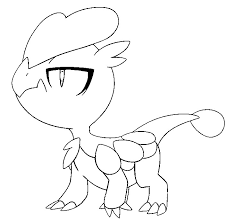Pokemon legendary coloring pages 67. Pokemon Printable Coloring Page Jangmoo Named Coloring B110 Shop