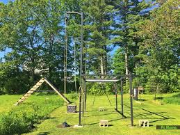One idea my two boys didn't (completely) grumble about was creating a diy obstacle course in the backyard (an idea inspired by they didn't have access to piles of wood pallets, ziplines, or enough lumber to build a warped wall, but they did find abandoned stumps that we hadn't picked up before. Obstacle Course Workout In Biddeford S Coolest Backyard Spartan Sgx Bfd Fit Maine