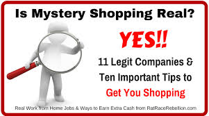 Nowadays mystery shopping is used to examine quality of service or product knowledge. Is Mystery Shopping Real Yes 11 Legit Companies Work From Home Jobs By Rat Race Rebellion