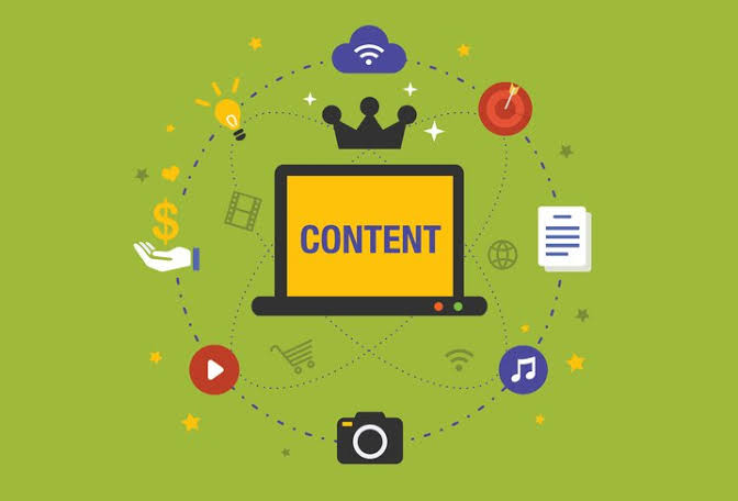 Content performance dashboard showing organic traffic climbing over six months