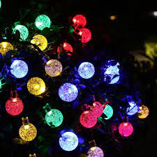 Check spelling or type a new query. 20ft Colorful Solar String Ball Lights 30 Leds Outdoor Waterproof Garden Decor Lamps Lighting Ceiling Fans Home Garden