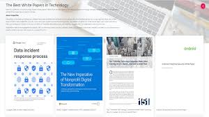 Anyone who has the intention of disseminating information must be keen at how effective it should be done in order to deliver its purpose. Best B2b White Paper Examples Paperflite