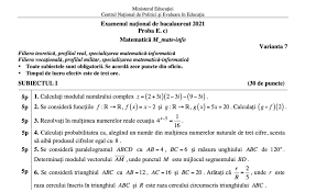 Rezultate la bac 2020 au fost afișate pe edu.ro. Bac 2021 Subiectele È™i Baremele La MatematicÄƒ Specializarea MatematicÄƒ InformaticÄƒ Au Fost Publicate De Ministerul EducaÈ›iei DupÄƒ Examenul Din Sesiunea SpecialÄƒ De Bacalaureat Edupedu Ro