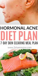Hormonal Acne Diet Plan Best 7 Day Clear Skin Meal Plan
