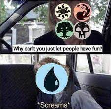 Blue The Best Color Magic Memes Magic The Gathering Cards Mtg Memes
