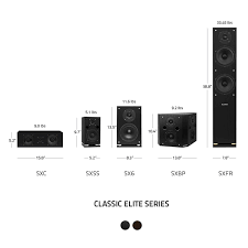 Elite Series Compact Surround Sound Home Theater 5 0 Channel Speaker System