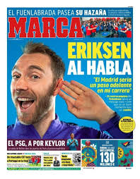 Christian eriksen dio el susto de la tarde de este sábado y seguramente de la eurocopa. Neymar Eriksen And Semedo Feature On Thursday S Front Pages A Look At The Biggest Stories Being Discussed By Marca English