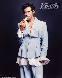 Harry styles occupies a unique fame space in 2020 in that he has the ability to get people that don't care about him to care about the things he does.and such was the case when vogue put styles on the cover of its december 2020 issue, the very first featuring a solo man in the magazine's 125+ year history. Harry Styles Mocks Controversy Surrounding Vogue Gucci Dress Cover Australiannewsreview