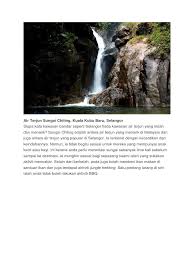 Air yang jatuh tidak langsung ke dalam kolam melainkan jatuh pada batuan karst sehingga menampilkan pesona yang cantik. Air Terjun Sungai Chinchin