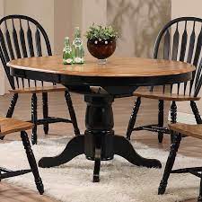 Dust regularly with a soft, dry cloth. Missouri Round Dining Table Black Rustic Oak Eci Furniture Furniturepick