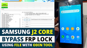 First switch off samsung j2 · press volume down + power +home button in same time period · press volume up · download mode is showing · open odin software on pc . Samsung J2 Core Frp Unlock Via File Odin Flash Tool Remove Pattern Lock Bypass Google Account
