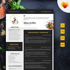 Mike Griffin Executive Chef Resume Template 66432 Chef Resume Resume Executive Chef