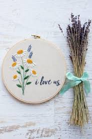Good morning, and a happy monday all around! I Love Us Free Floral Embroidery Pattern Embroidery Pattern