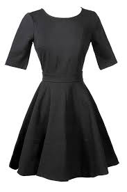 Perfect Fit And Flare Dress With Half Sleeves In Black Www Lilyboutique Com Trendy Dresses Fit And Flare Dress Dresses