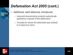Following agreement by both houses on the text of the bill it received royal assent on 25 april. What Is The Defamation Act
