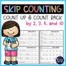 Skip Counting Worksheets Distance Learning Packet Skip Counting Worksheets Counting Worksheets Skip Counting