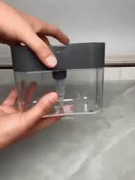 Dispenser Sabão Porta Detergente 2 em 1