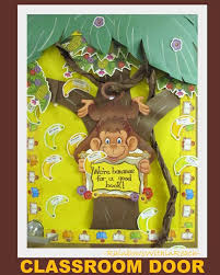 Zoo And Jungle Animals Jungle Theme Classroom Jungle Classroom Door Door Decorations Classroom