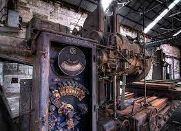 Cool Old Machine Steampunk Design Old Factory Abandoned Factory