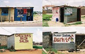 South African Township Barbershops Salons Salon Photography Barber Shop South African